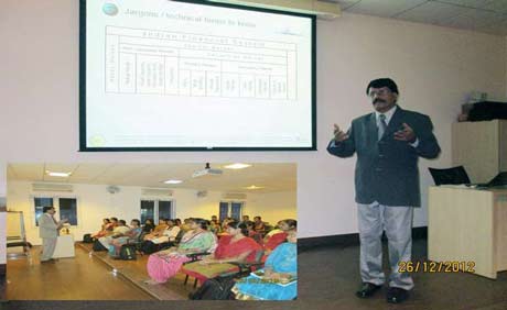 As a guest faculty: interactive session  with  college students 